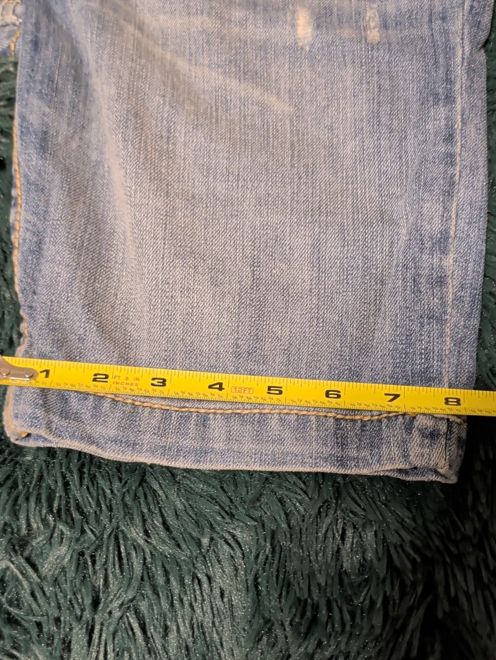 Aéropostale Medium Wash Denim Bermuda Shorts